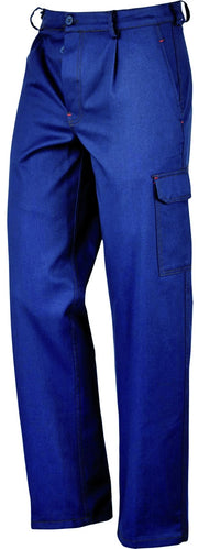 PANTALONE 100% COTONE CARGO Col. Blu  Tg. 50