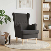 Poltrona Grigio Scuro Bouclé 42029893