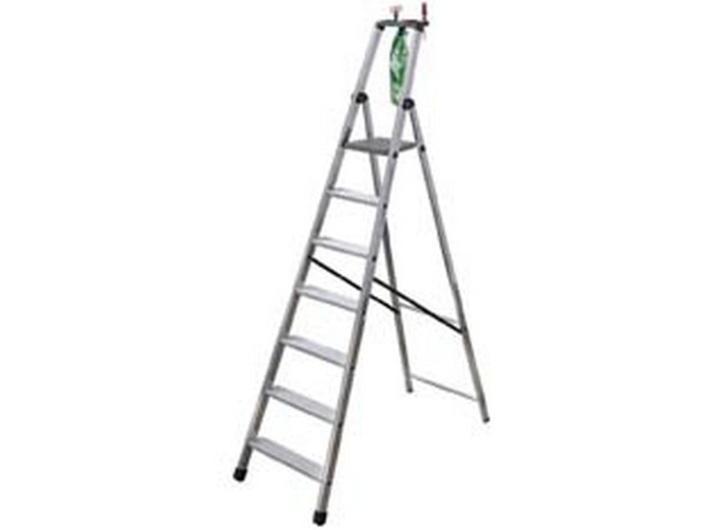 1pz scala alluminio euroscala piu' en131 9 gradini cm62x16,6x286h cod:ferx.fer243131
