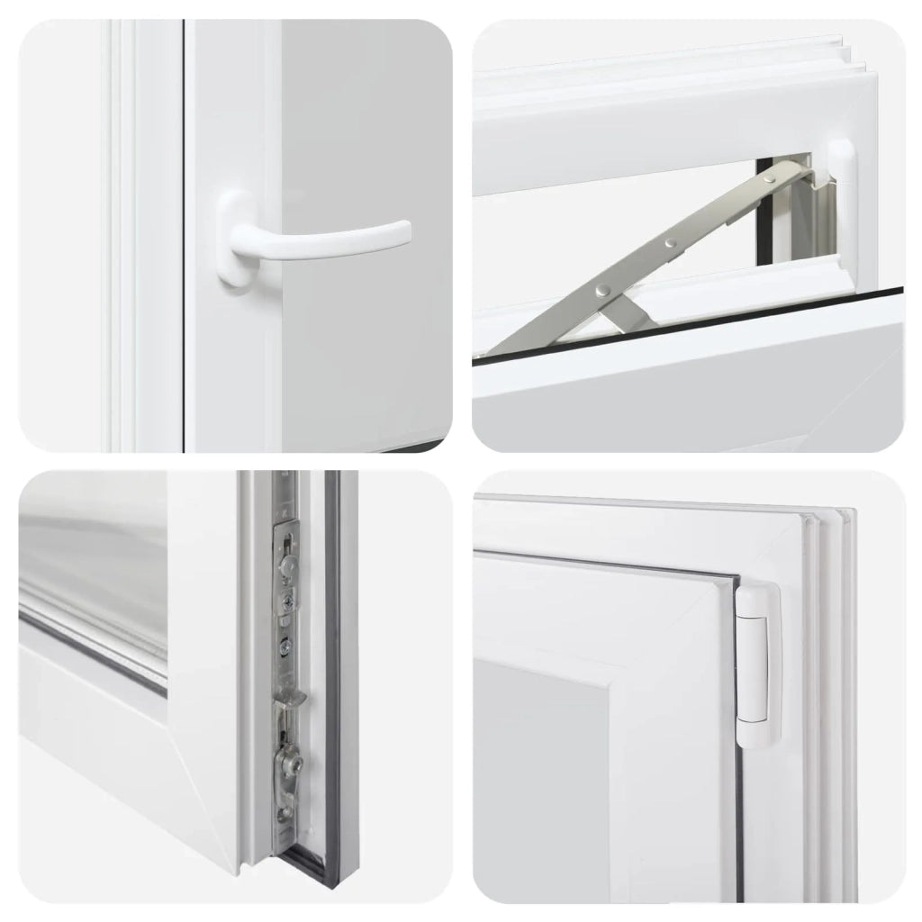 Finestra per Soffitta RISOR Bianco 60 x 80 cm PVC e Vetro 42047232