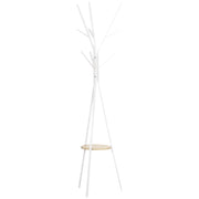 Appendiabiti con ripiano e ganci ¨C Minimal ¨C Bianco