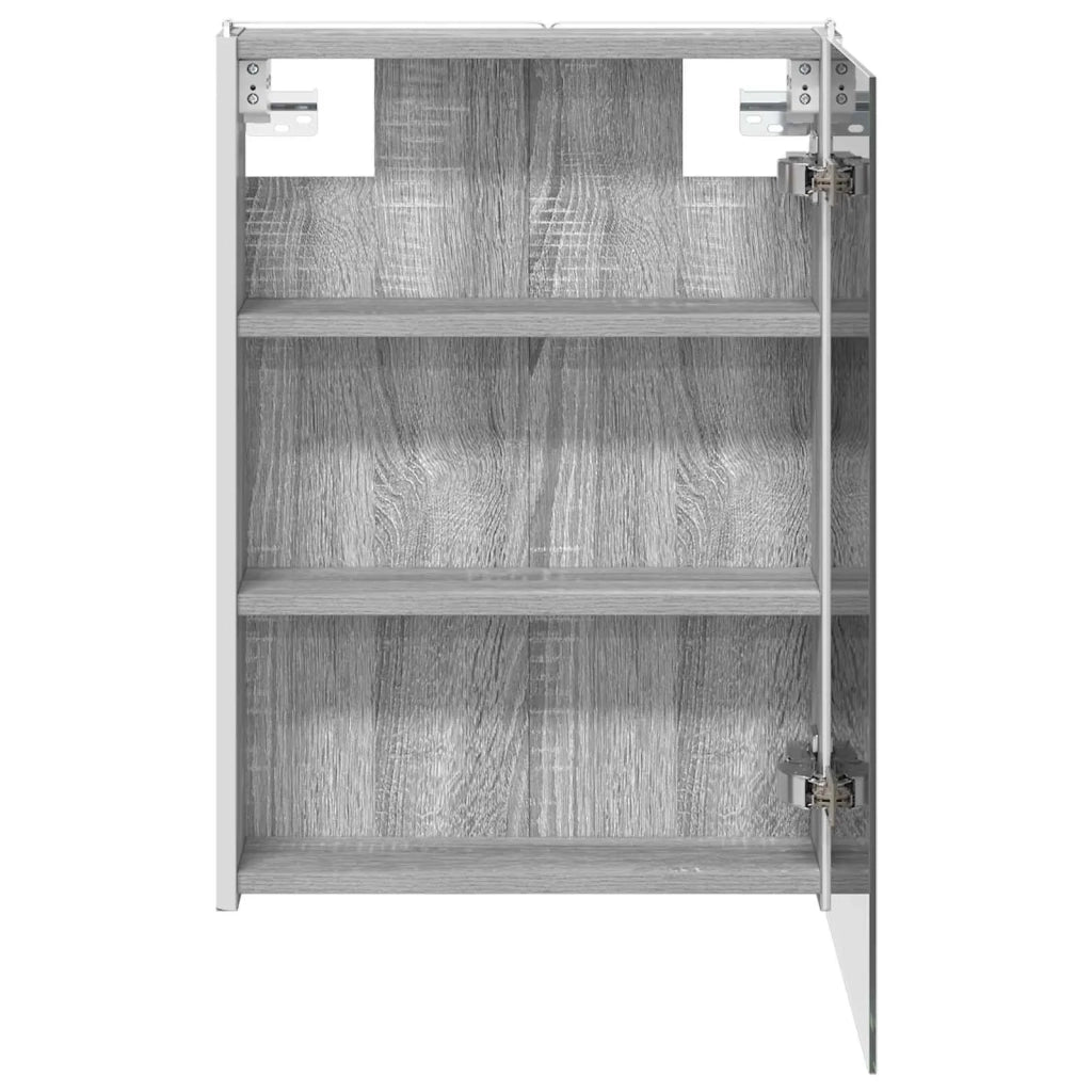 Mobiletto per specchio da bagno Grigio Sonoma 889228
