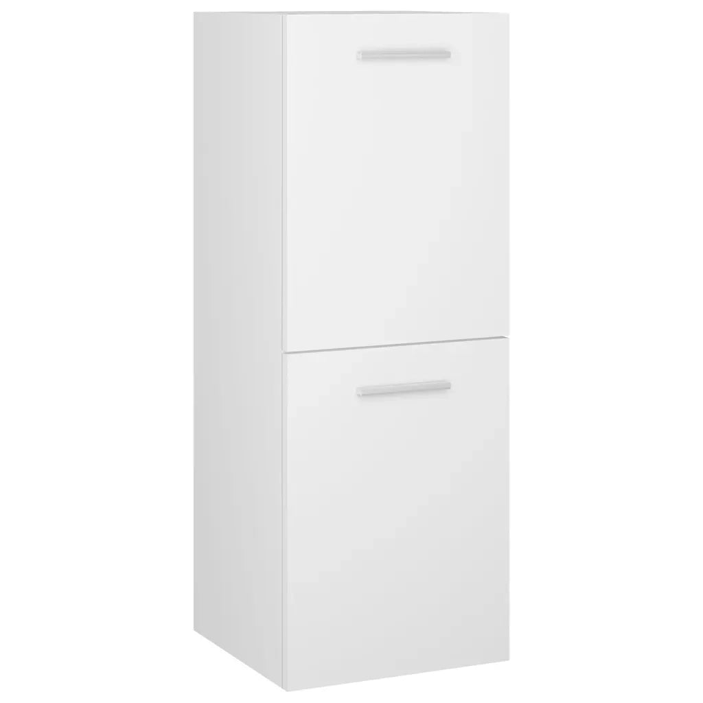 Set Mobili da Bagno Bianco in Truciolato 3070991