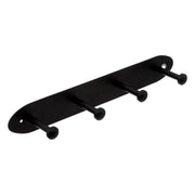 Appendiabiti 4 ganci metallo nero