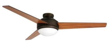 Vam Ventilatore da soffitto bronzo 102 cm con luce e telecomando con sensore temperatura