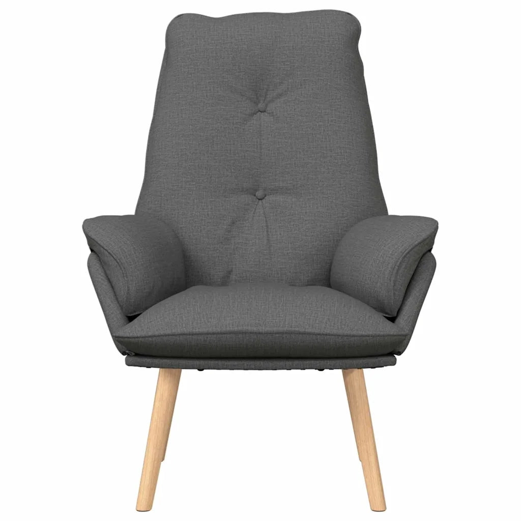 Poltrona-Divano Sedia-Poltroncina Grigio scuro 69 x 74 x 93 cm Tessuto e compensato 623476