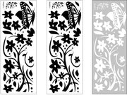 Sticker per frigorifero 3 pezzi - Disegni creativi - Resistenti all'acqua e all'olio - PVC - 70 x 25 cm - Adatto per la decorazione