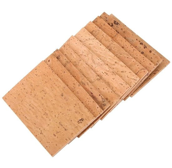 Accessori di riparazione per clarinetto - Set di 10 pezzi - Gomma naturale di alta qualità - Dimensioni 60 x 40 x 2 mm - Componenti per strumenti musicali