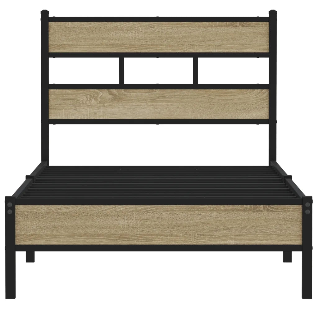 Giroletto senza Materasso Rovere Sonoma 90x190 cm in Truciolato 4017246