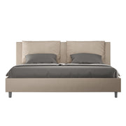 Letto Matrimoniale Extra Large 200x210 cm Senza Rete Antea Tortora