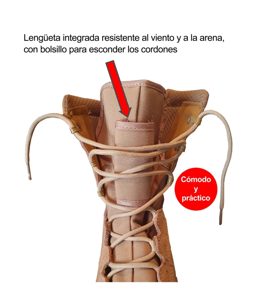 LEOPARD - Stivale Militare Professionale con Cerniera | Ultra Leggero | Antiscivolo