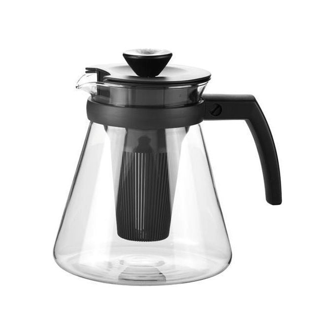 Tescoma 646622 Teo Teiera con Filtro Infusore 1.25 L Vetro Borosilicato colore Trasparente