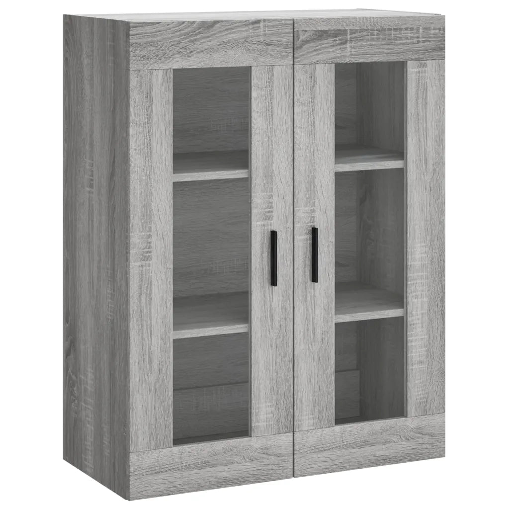Credenza | Madia | Buffet da pranzo | Armadio da pranzo Grigio Sonoma 69,5x34x180 cm in Legno Multistrato