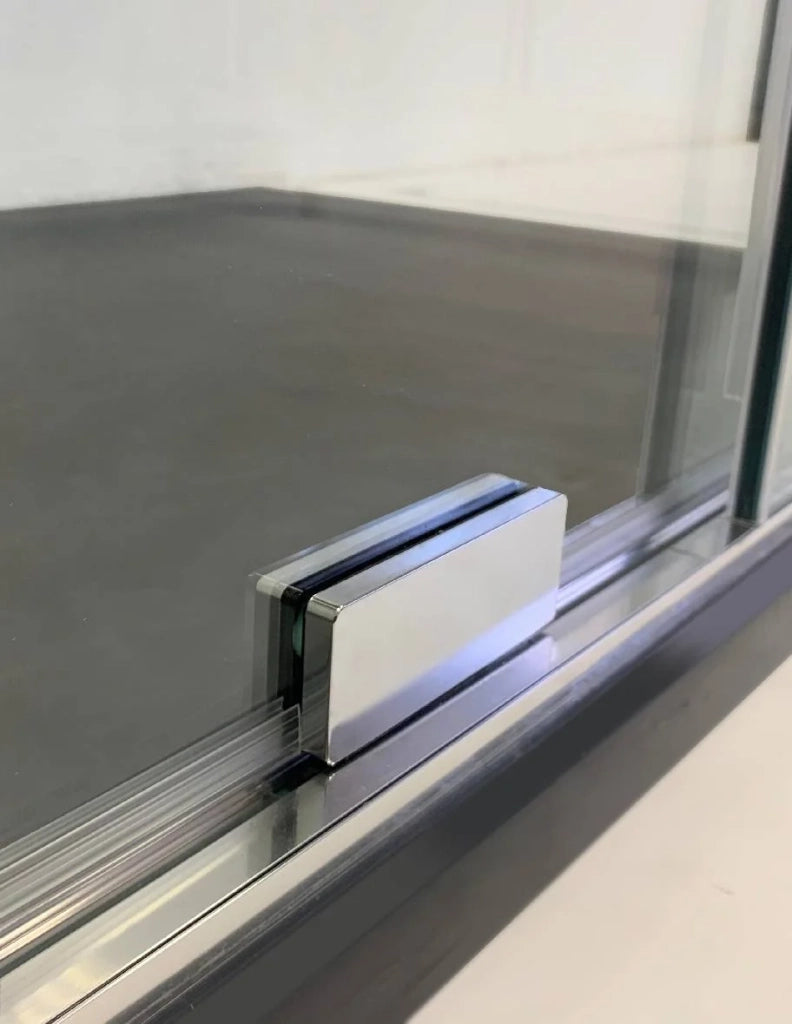 Porta doccia scorrevole 1+1 CIRENE (KENNA) Walk-in100 cm Profilo Cromo
