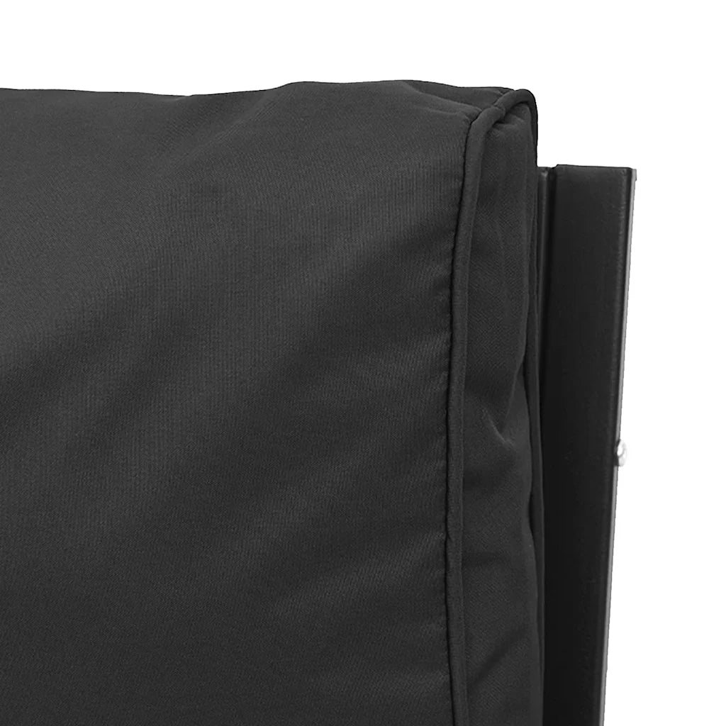 Sedie da Giardino con Cuscini Grigi 2pz 68x76x79 cm Acciaio 362715