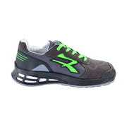 U-power RN20016 Egon Scarpe Antinfortunistiche Basse S1P SRC ESD Puntale Alluminio Antiperforazione Taglia 45 colore Nero Verde