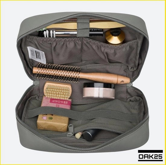 Organizzatore verde - Organizzatore essenziale per viaggi, lavoro e scuola con spazio di stoccaggio per cavi e cosmetici Organizzatore di cavi
