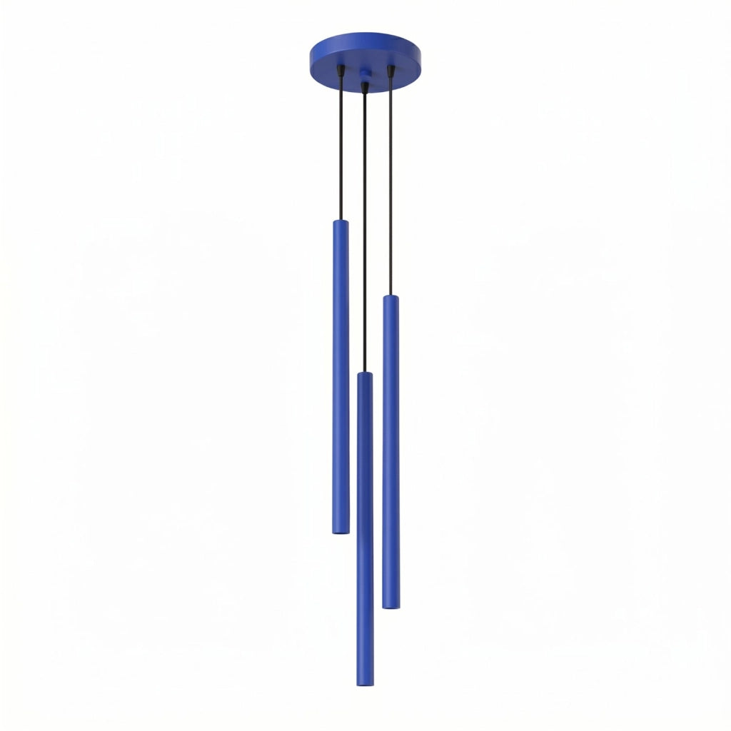 Lampada a sospensione PASTELO 3P oltremare