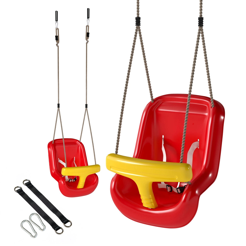 Altalena per bambini ¨C zephmum ¨C Rosso e giallo