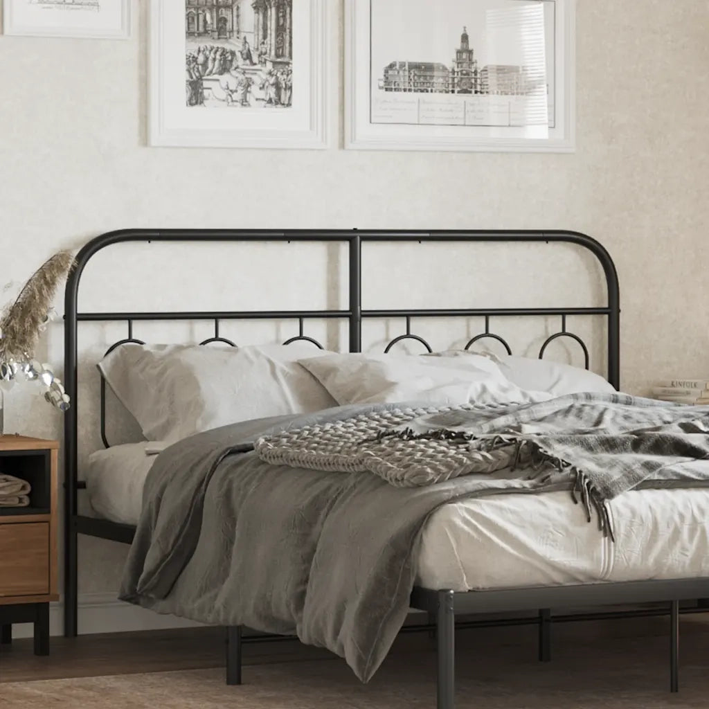 Testiera di Ricambio in Metallo Nero 150 cm 377151