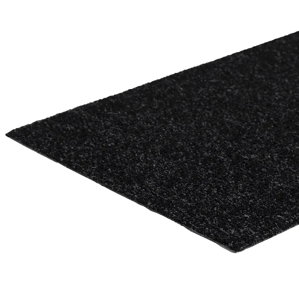 Tappetini per scale autoadesivi 30 pz | Gradini per Scale 60x25 cm neri rettangolari