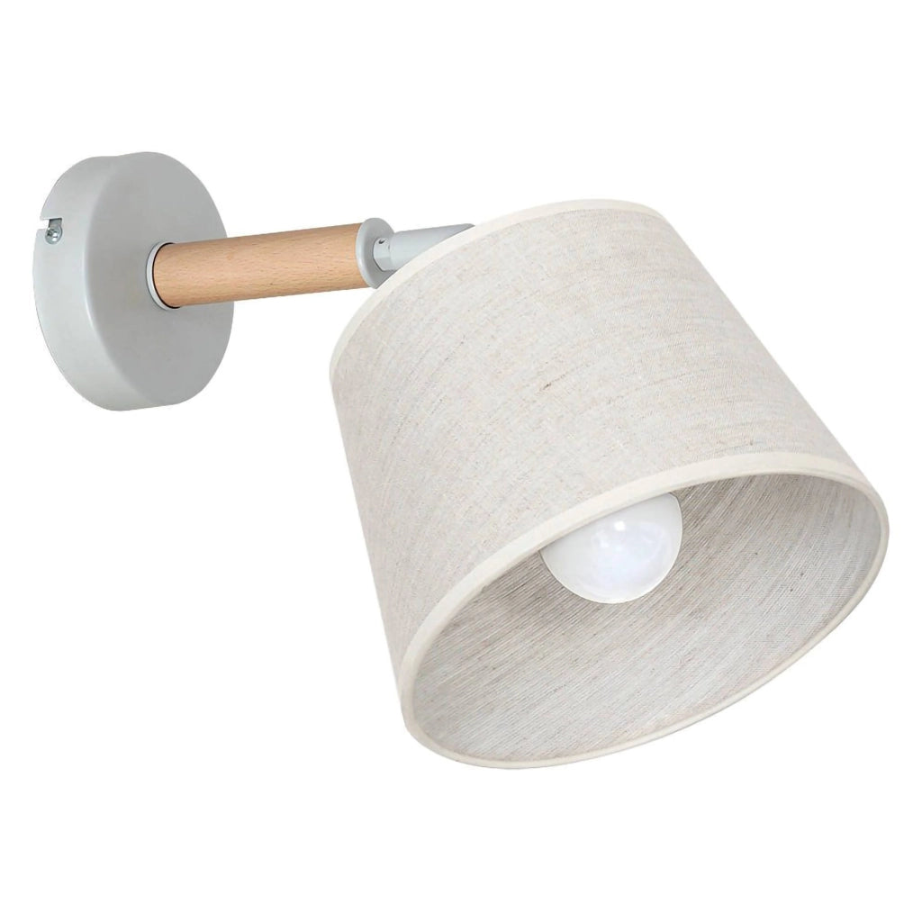 Vigone, Lampada da Parete Materiale Aplique in Metallo, Bianco