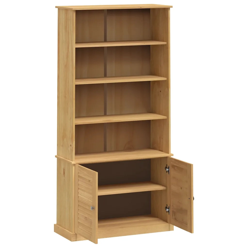 Libreria-Scaffale per Libri-Mobile di Stoccaggio VIGO 85x35x170 cm in Legno Massello di Pino