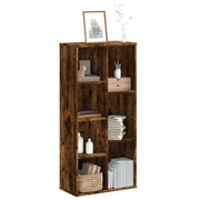 Libreria Rovere Fumo 50x25x105 cm in Legno Multistrato 852793