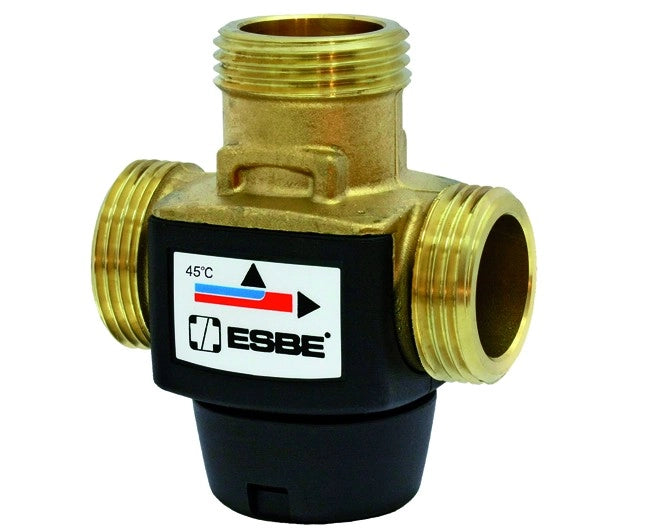 VALVOLA DEVIATRICE TERMOSTATICA A TRE VIE TARATURA FISSA 1 M  45  °C   ESBE SRL