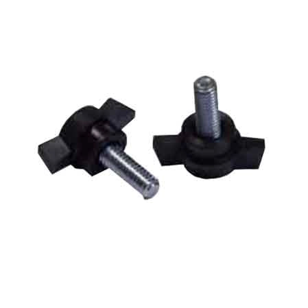 VOLANTINO A FARFALLA CON PERNO FILETTATO 4 mm - 50 pezzi