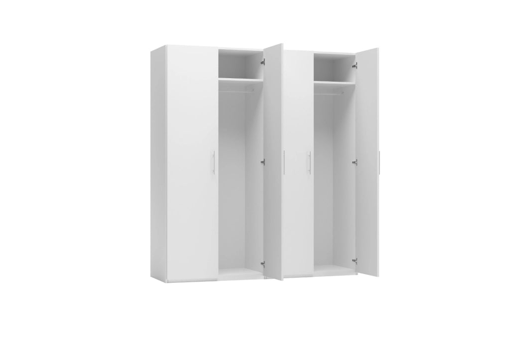 ARMADIO SWIFT 4 ANTE BATTENTI BIANCO AR4  H.202