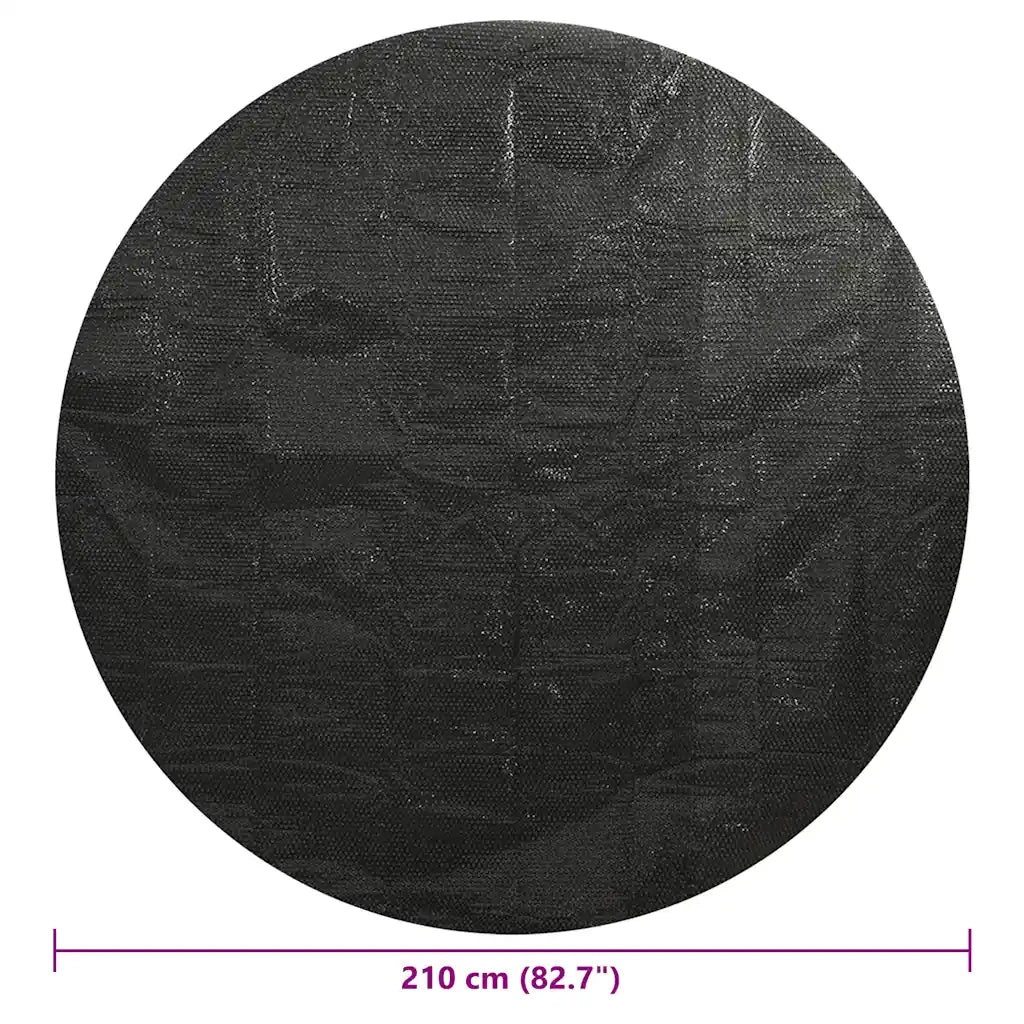 Copertura per Piscina Nera 210 cm PE 92152
