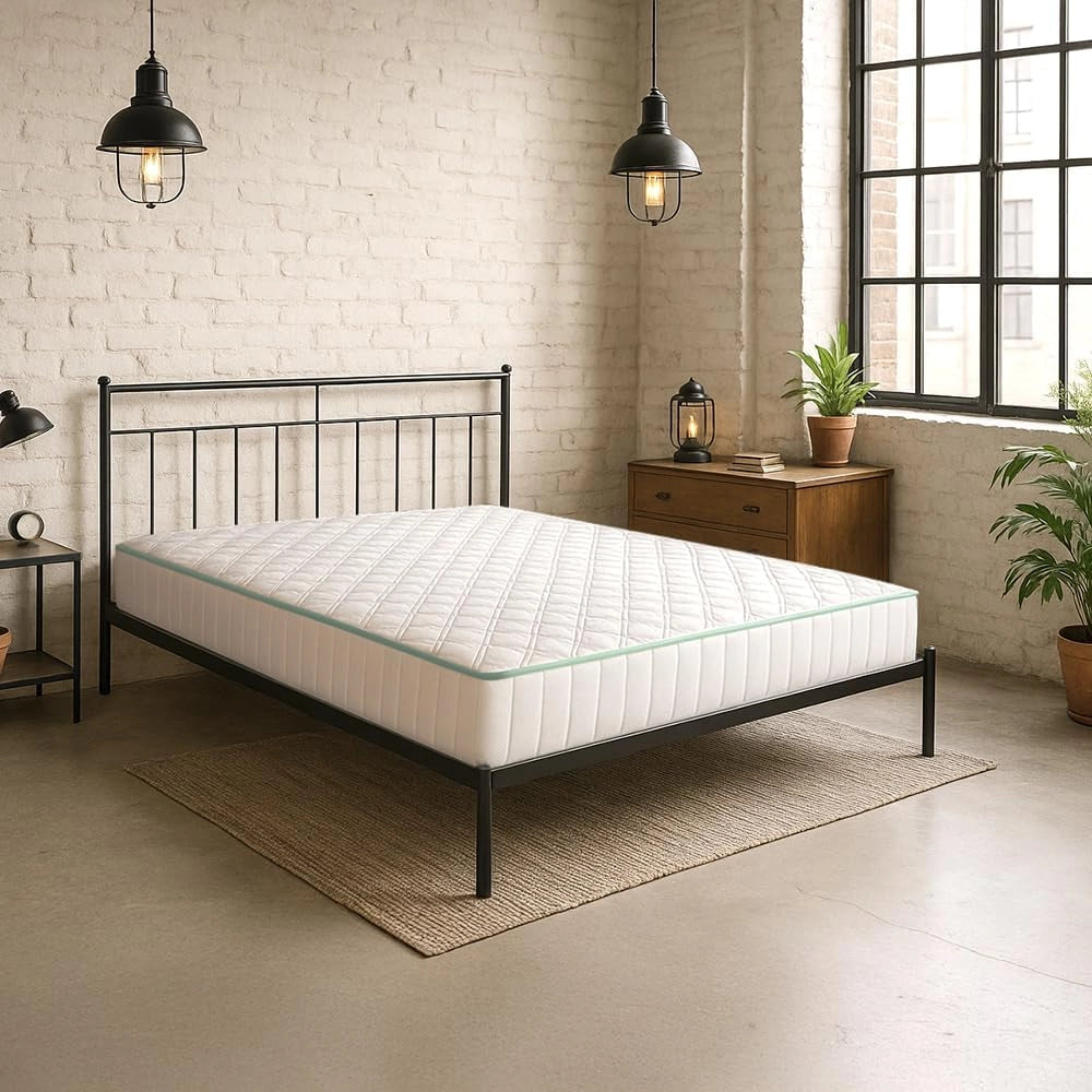 Materasso waterfoam 160x190 h18cm ortopedico imbottitura in fibra ipoallergenico traspirante igienico Farmarelax