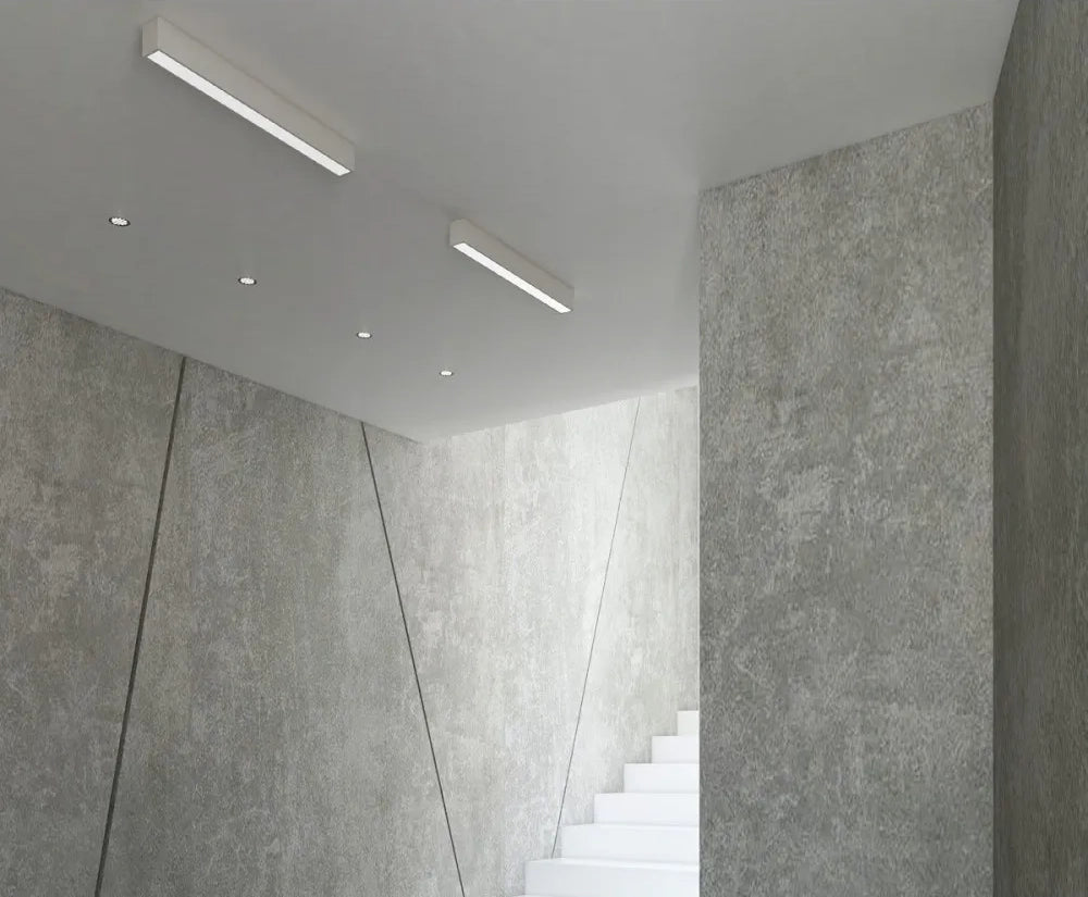 Plafoniera Maxlight Linear bianca 57cm LED 18W dimm.