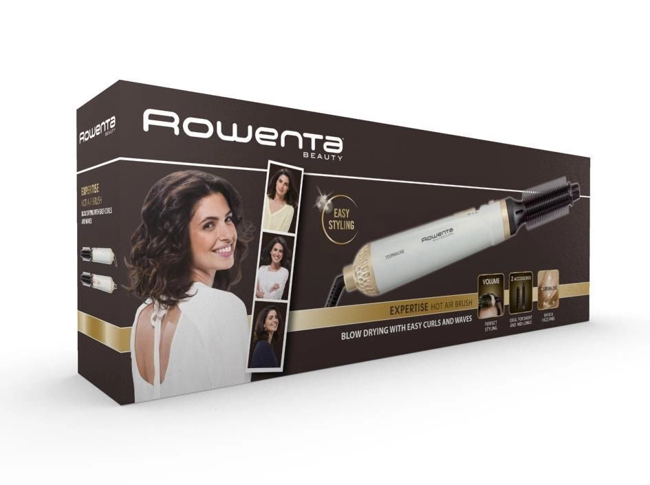 Rowenta Fashion Stylist CF3910 Spazzola ad aria calda Caldo Bianco