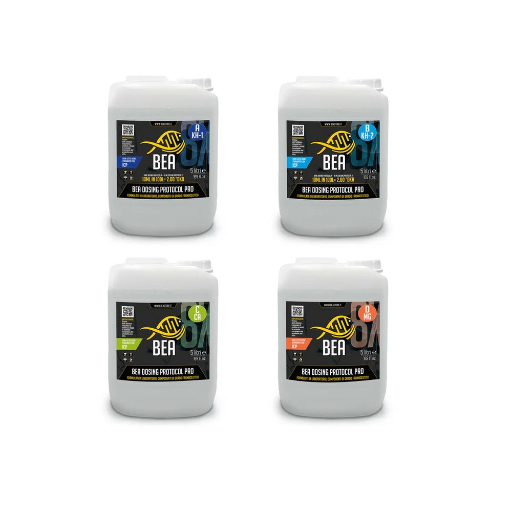 Bea Dosing Protocol Pro - protocollo Balling liquido Modello: KH1 + KH2 + CA + MG (4x5L)