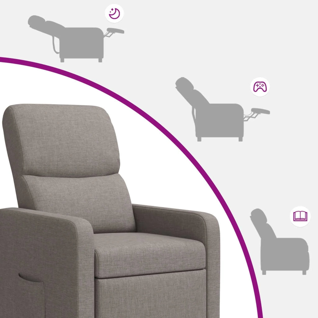 Divano Sedia-Poltrona Massaggiante Tortora