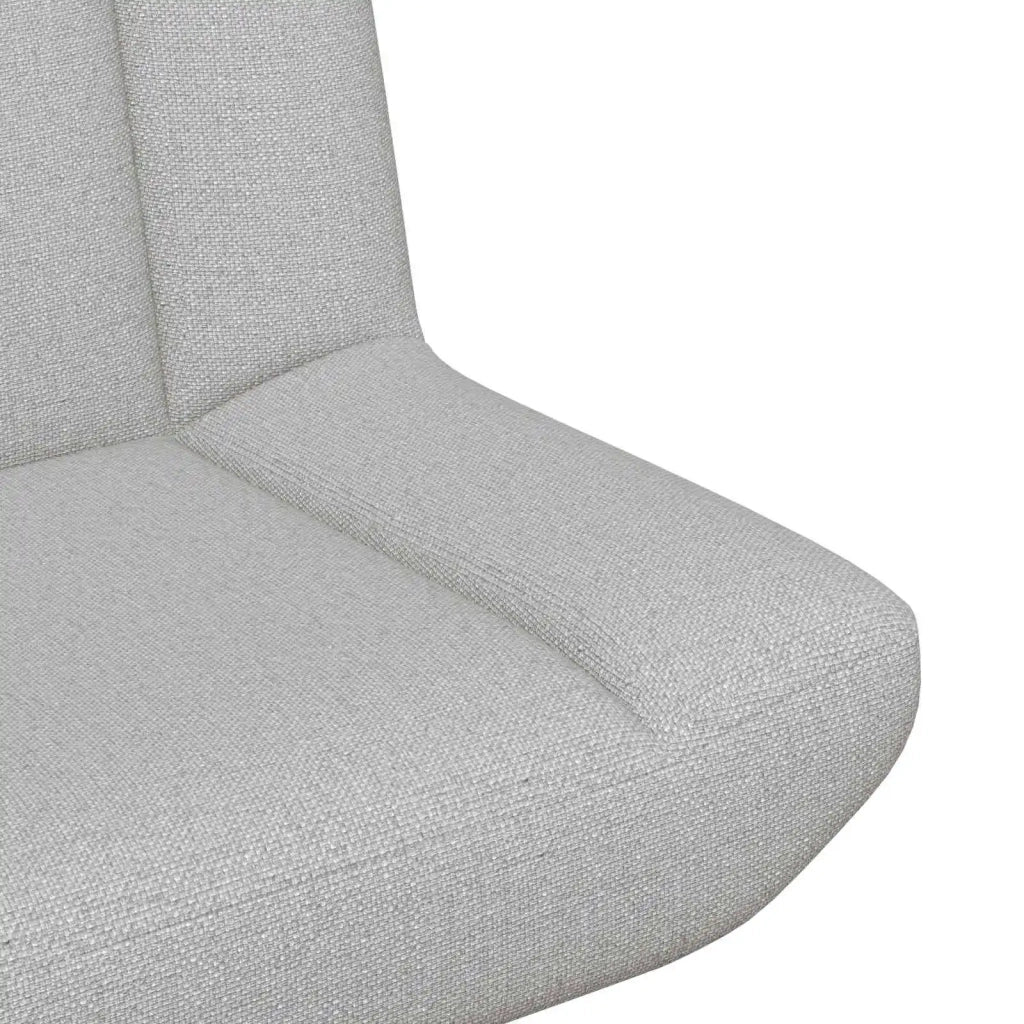 Sedia girevole Grigio Nuvola 63 x 75 x 76 cm Tessuto 42007333