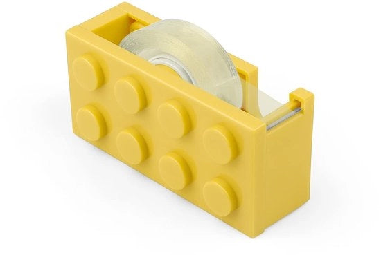 Dispensatore di adesivo a forma di cubo - Avvolgere e tagliare - Dispensatore di adesivo per ufficio per bambini e adulti