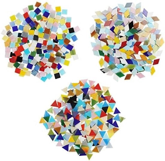 Set di Mosaico Creativo - 600 Pezzi in Diverse Forme