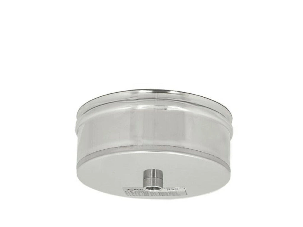 Tappo Condensa Monoparete Acciaio Inox Con Spurgo Diametro 130 - Zinco Calabria