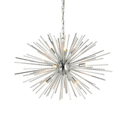 Lampadario cromato a steli LENA Endon 9xG9 dimmer LED