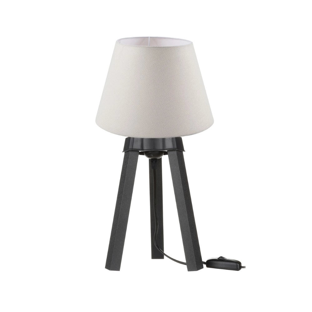 Lampada da tavolo bianca 30x22 cm