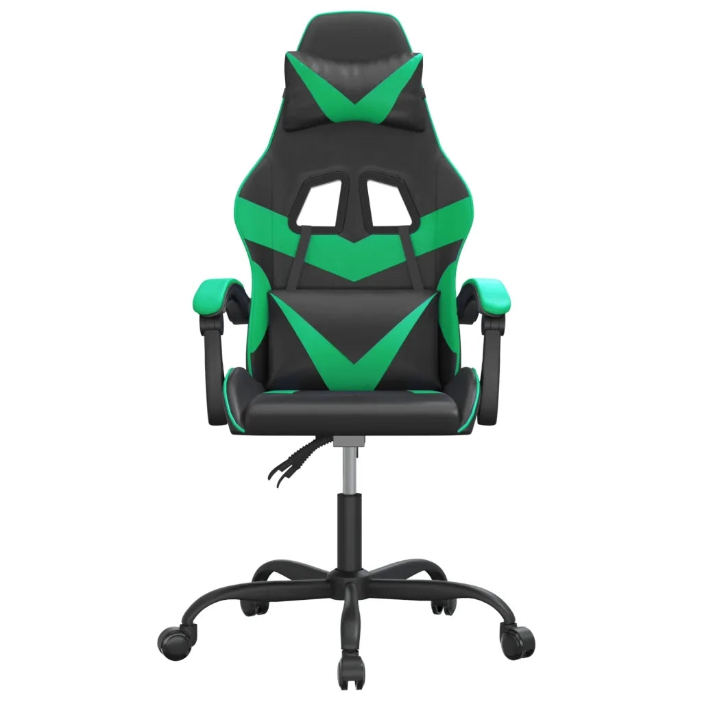Sedia da Gaming | Sedia da e-sports Nera e Verde in Similpelle