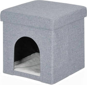 Casa per gatti e piccoli cani HxBxD 385 x 37 x 37 cm grigio chiaro