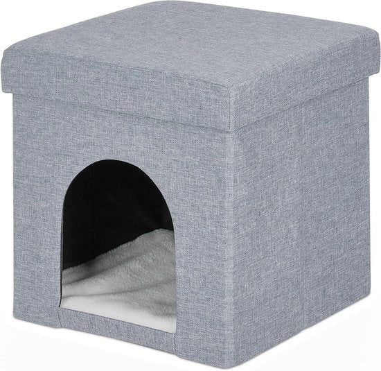 Casa per gatti e piccoli cani HxBxD 385 x 37 x 37 cm grigio chiaro