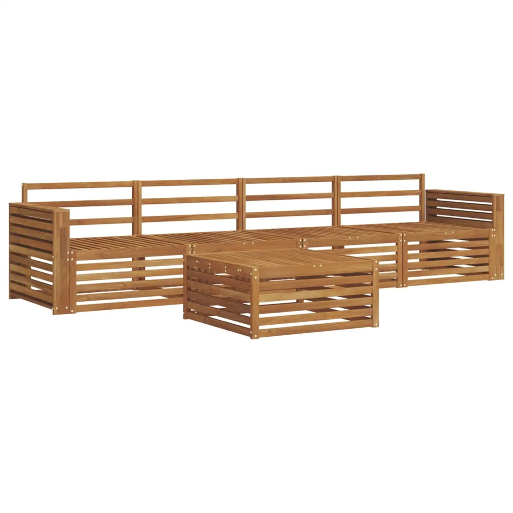 Set di divani da esterno 5 pcs Naturale 3372984