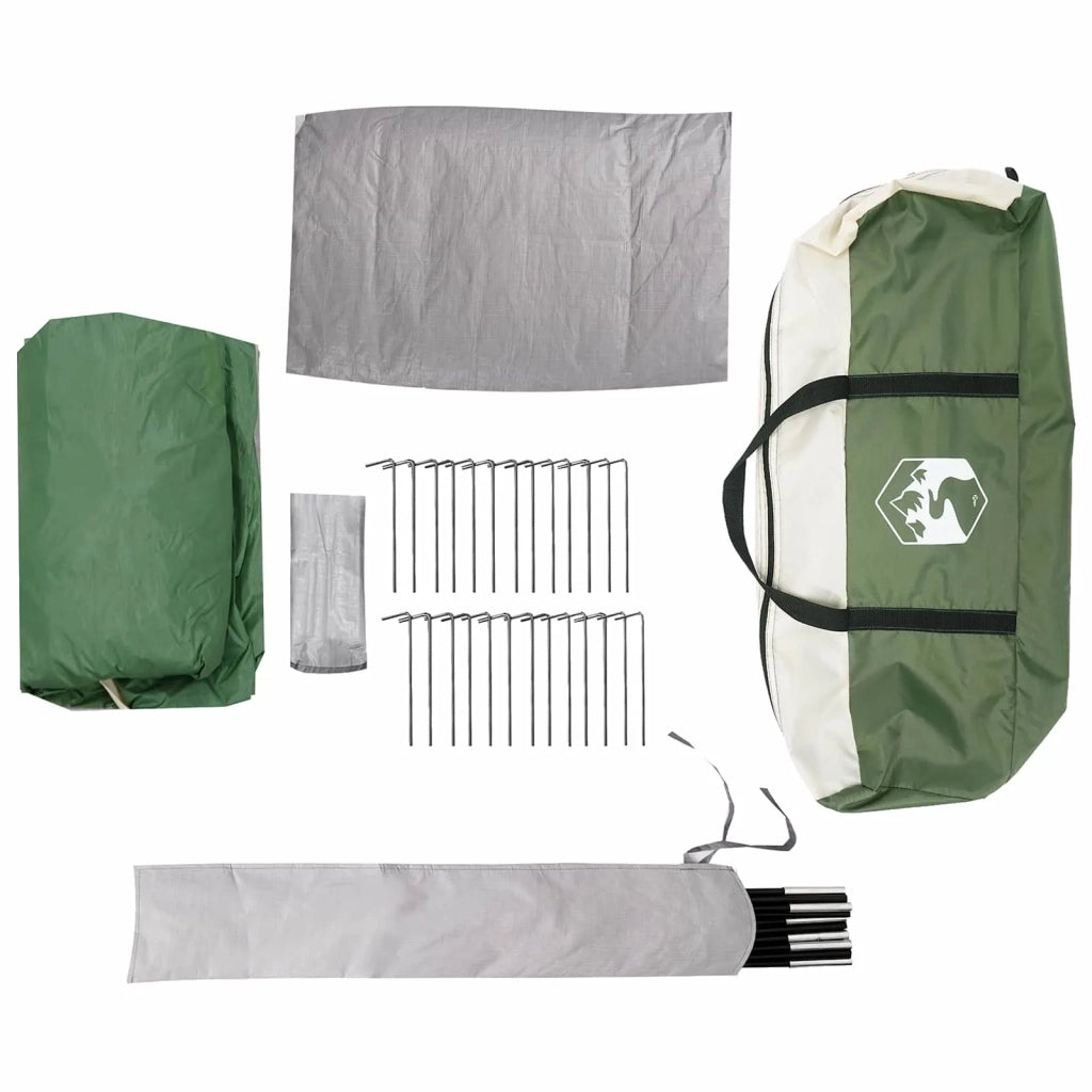 Tenda familiare con telo da pioggia resistente all'acqua Verde 42017460