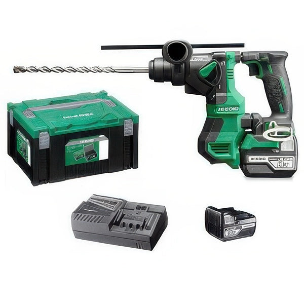 Tassellatore HiKOKI DH18DPA 18V SDS-Plus 1,3 J Brushless con Cambio a 2 Velocità