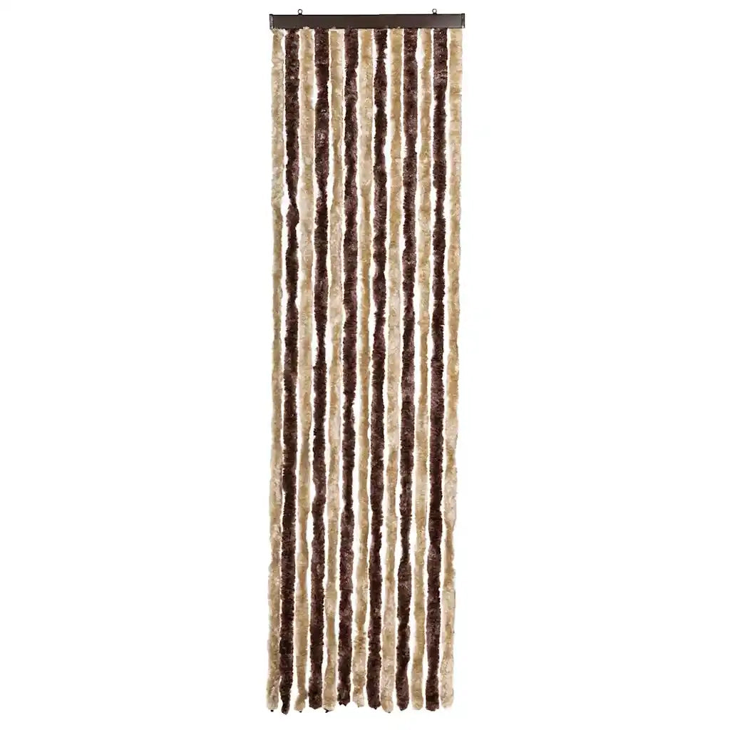 Zanzariera Grigio e Marrone Chiaro 56x185 cm  Ciniglia 284272